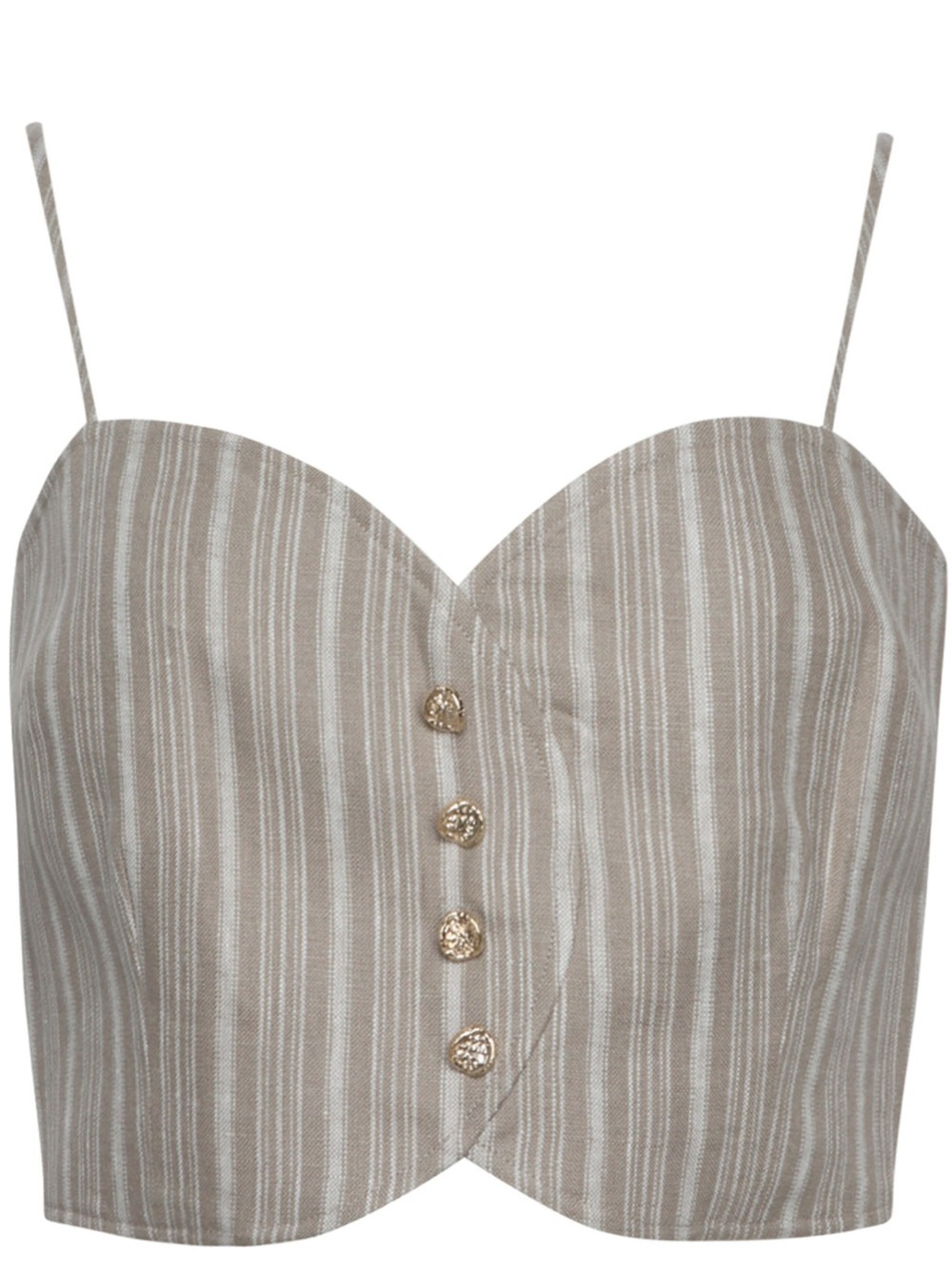 New! Hevron Tawny Striped top